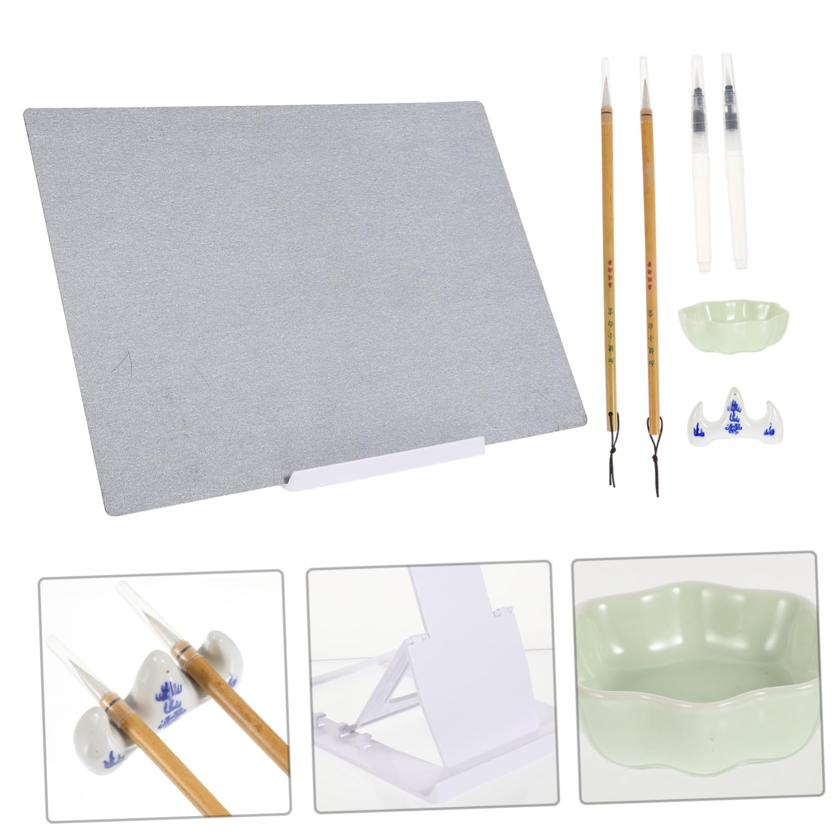 A3 Wasser-Zeichenbrett für Kinder und Künstler, wiederverwendbares PP-Kreativ-Set mit Ständer, farbenfroher Spaß für Jungen und Mädchen, ideal zum Lernen und für Freizeitaktivitäten