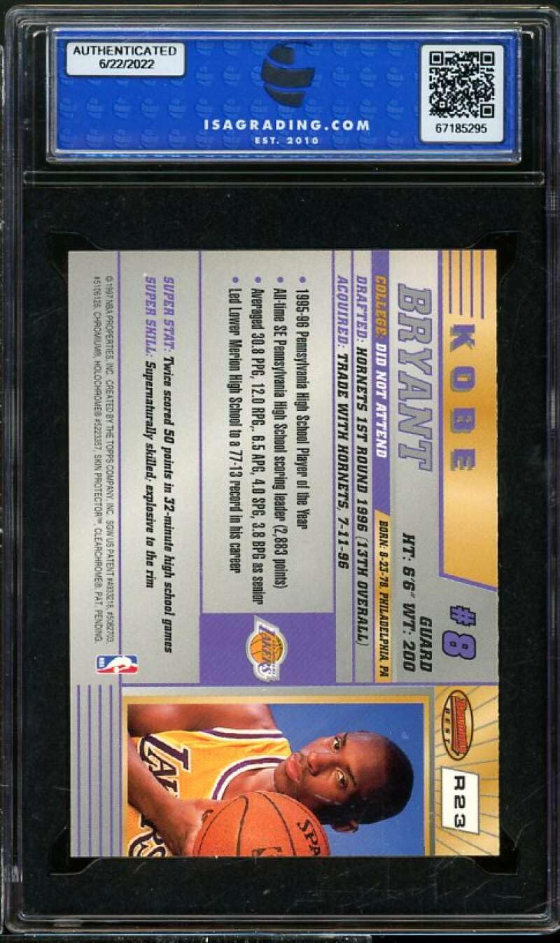 Kobe 1996-97 Bowman's Best R23 Kobe Bryant RC コービー