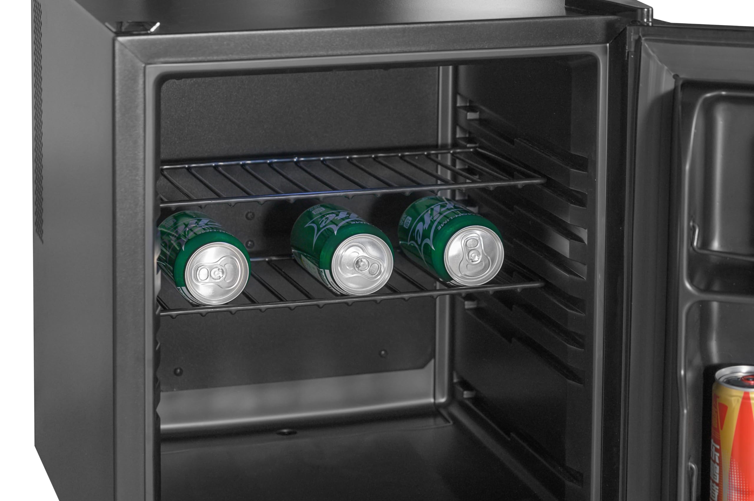 METRO Professional Minibar GMB1045B 43 x 48.7 x 52 cm 45 L Thermostat Mécanique 2 Étagères Éclairage Intérieur LED Noir