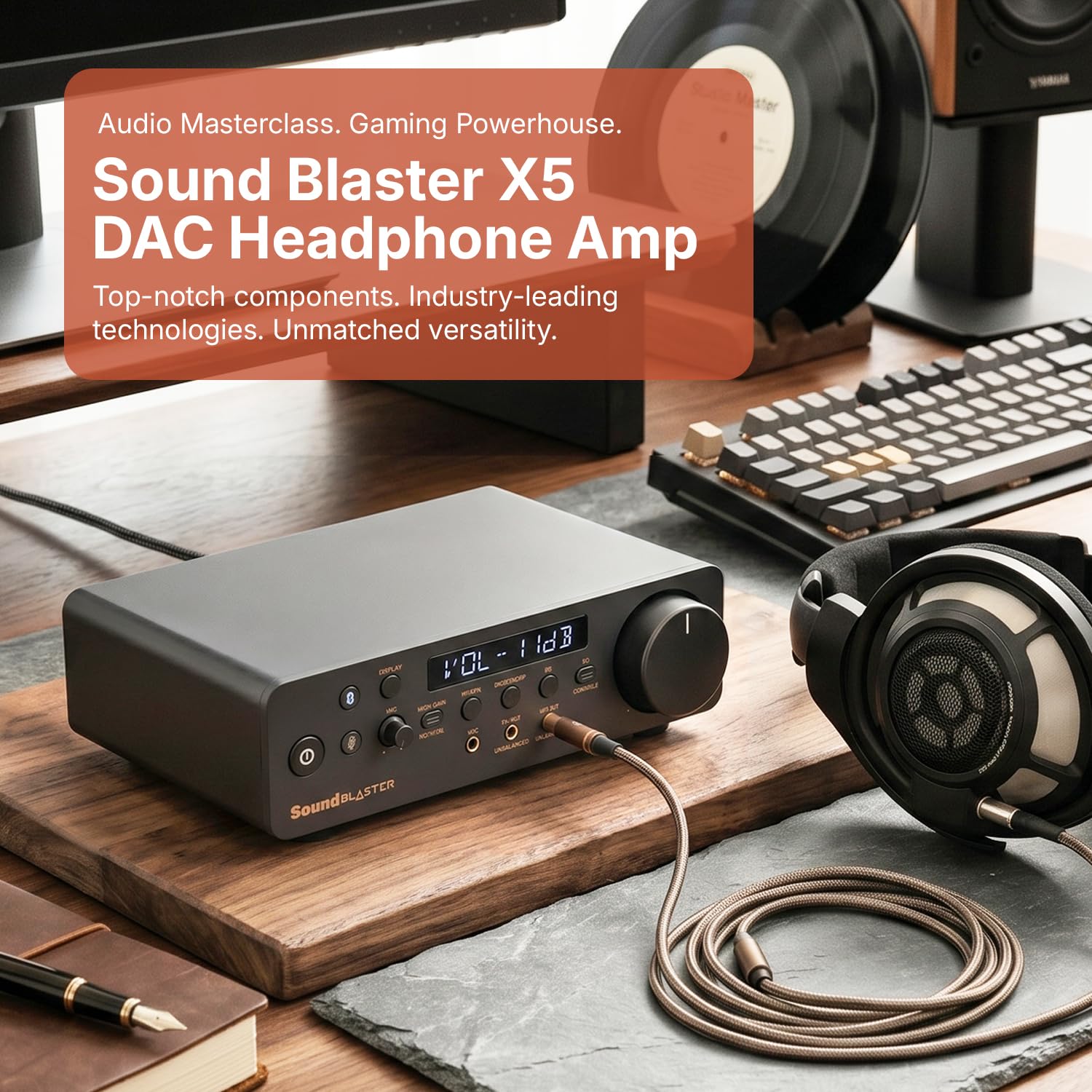 アンプ CREATIVE sound blaster x5 Creative Labs Sound Blaster X5 HI-RES External Dual DAC USB Sound