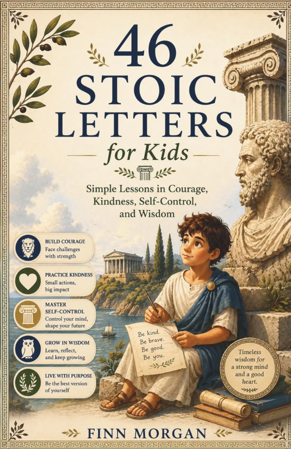 46 Stoic Letters for Kids: Simple Lessons in Courage, Kindness, Self-Control, and Wisdom