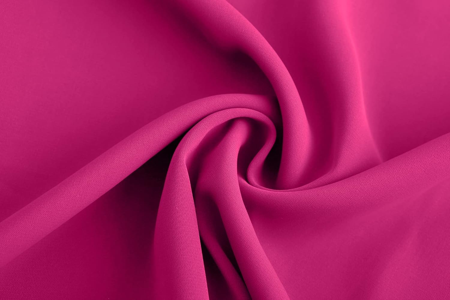 TASAMO Women's Casual Round Neck Basic Pleated Top Cap Sleeve Curved Keyhole Back Chiffon Blouse (X-Large, Rose) - Image 5