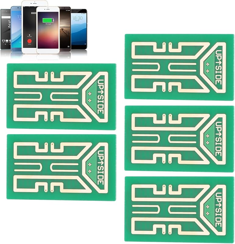 Pegatinas de señal de teléfono, 5 piezas de pegatinas de mejora de señal de teléfono celular para exteriores, potenciadores de señal de teléfono celular para cualquier teléfono analógico, digital y tribanda