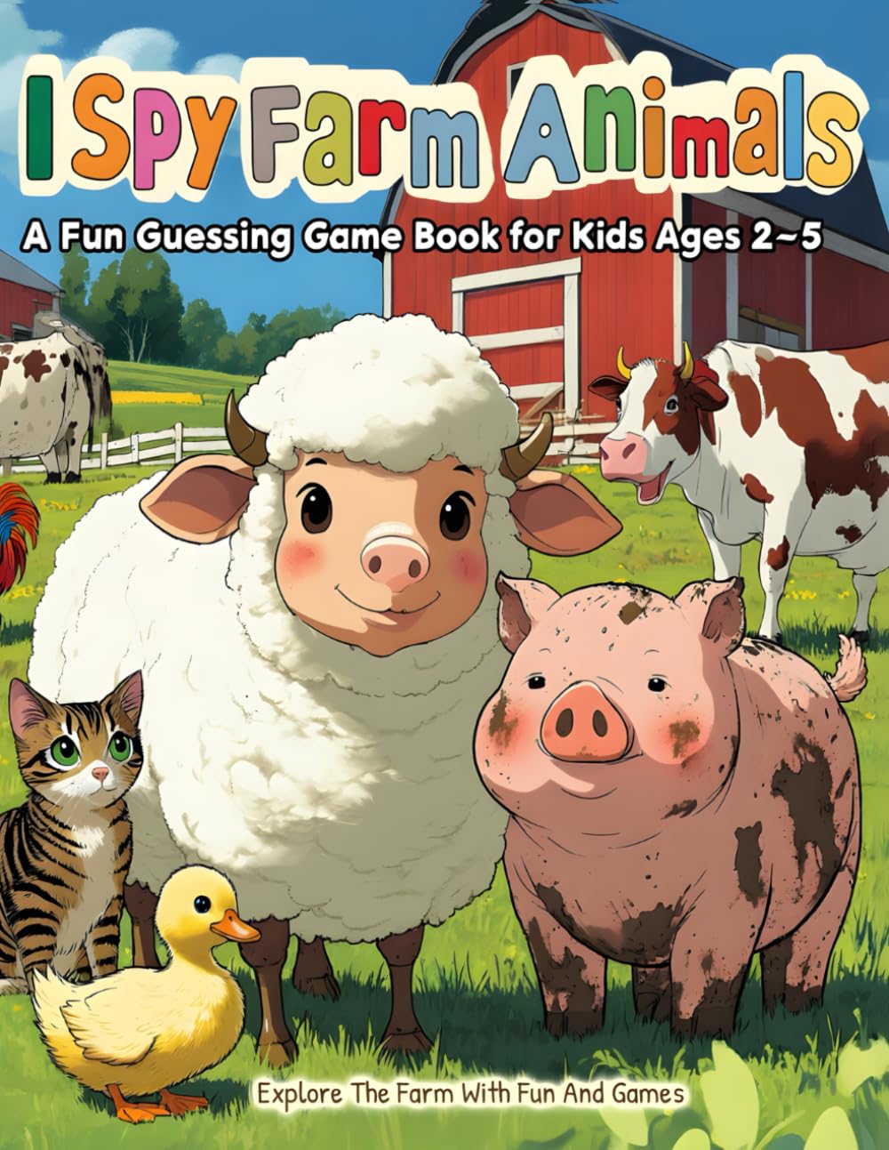 I Spy Farm Animals: A Fun Farm Adventure for Kids Ages 2–5 (The Imagination Builders Activity Book Series)