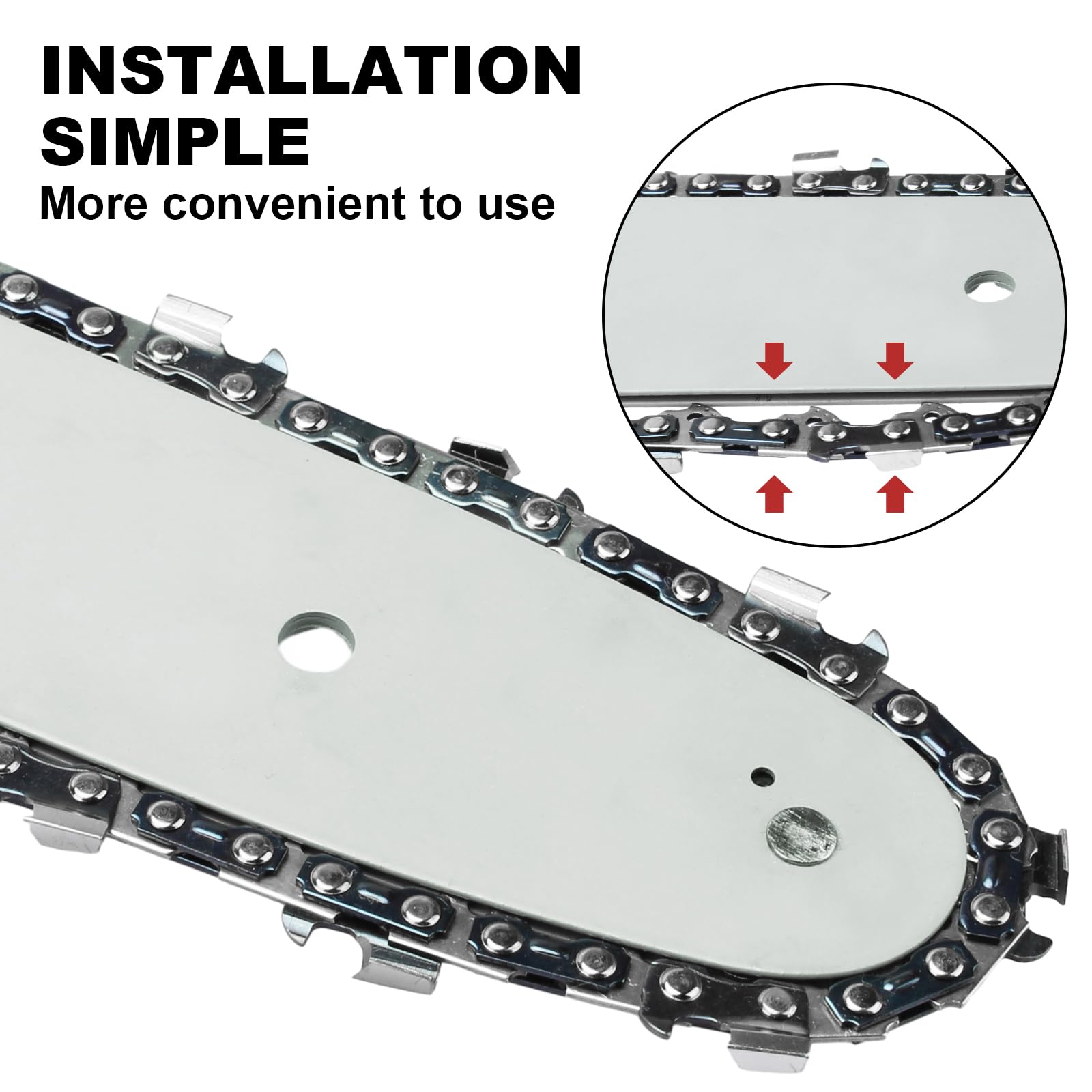 Makita E-00240 16 Inch Saw Chain, 3/8" LP, .043", 56, Low Kickback - Foto 12