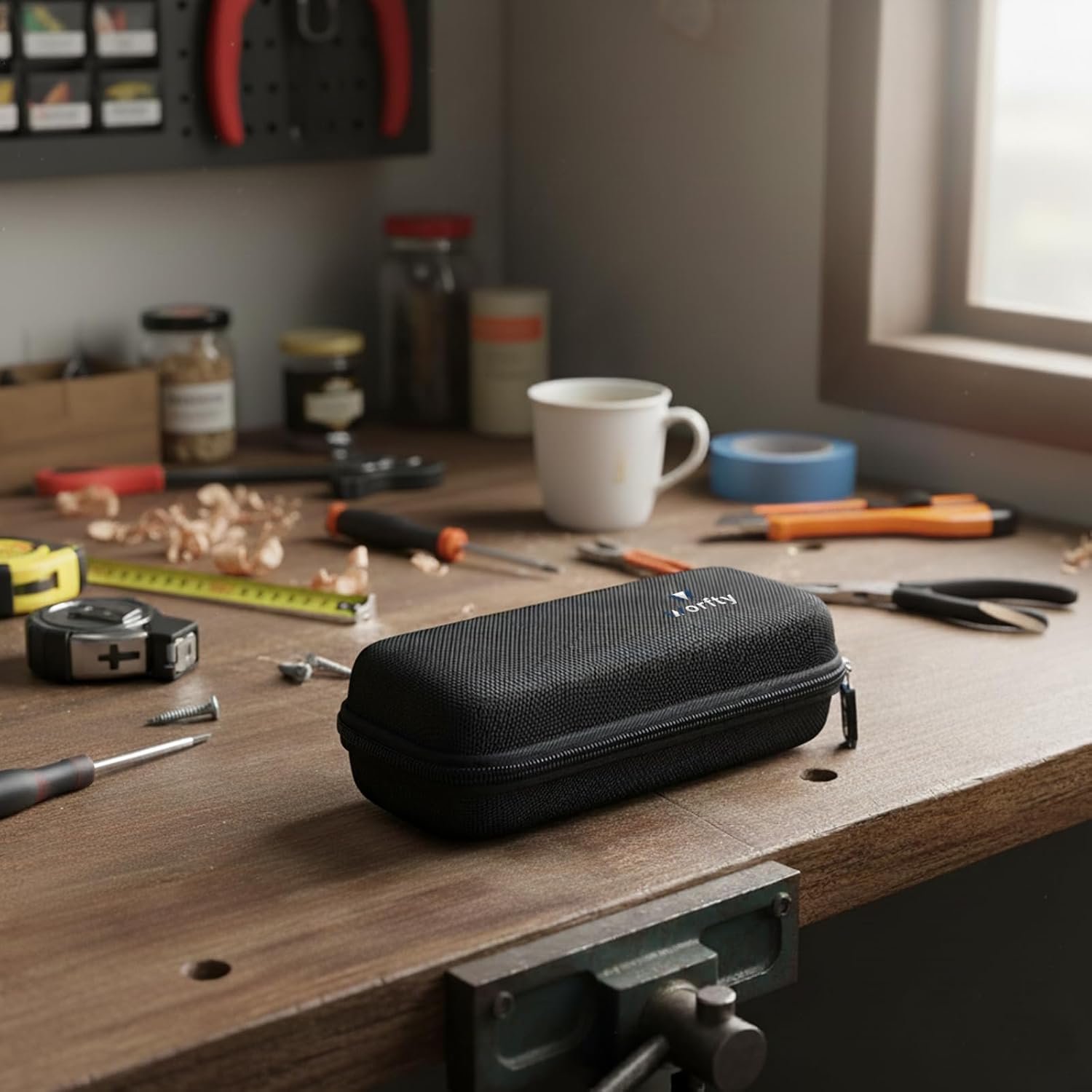 Case for Fanttik E1 Max/NEX E1 Electric Screwdriver, Storage Case Compatible with Fanttik E1 Max/NEX E1/AMAZING FLOWER 3.7V Mini Precision Screwdriver, Case Only (Black)
