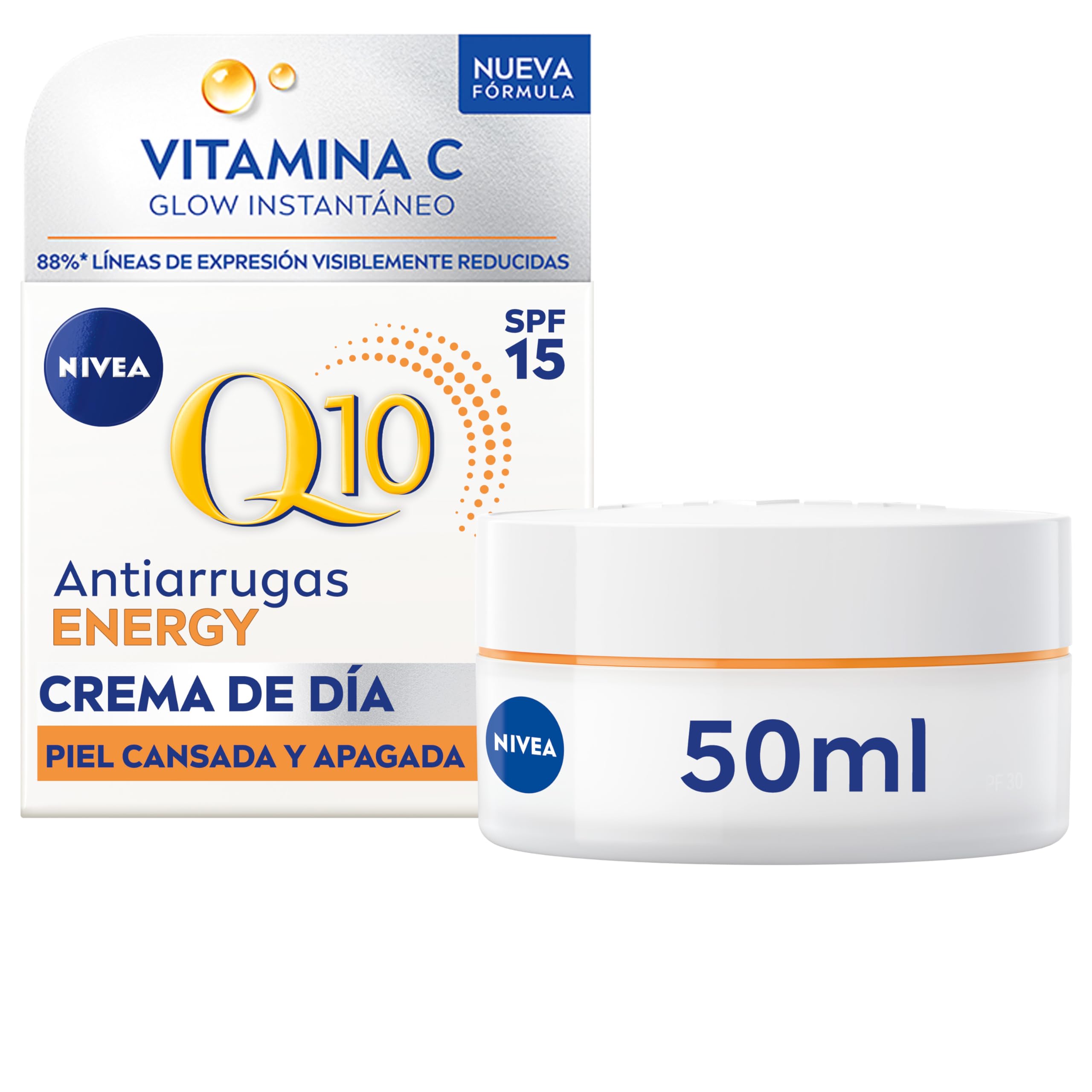 Nivea Q10 Energy Antiarrugas Crema De Día Energizante Fp15 50 Ml