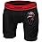 Youper Boys Youth Padded Sliding Shorts with Soft Protective Athletic Cup for Baseball, Football, Lacrosse (Black Red, X-Large)