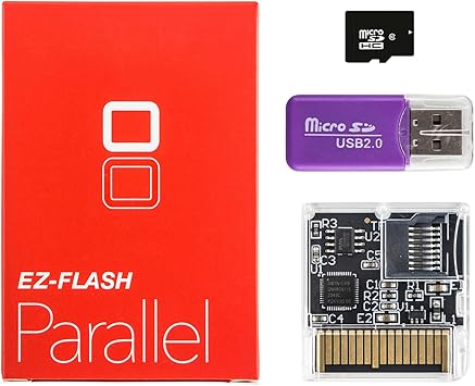 EZ Parallel Flash Cartridge for DS/3DS - 64GB Preloaded SD Card - Plug & Play, Supports for NDS/NDSL/NDSi/NDSiXL/2DS/3DS/3DLL/N3DS EZ Game Cartridges