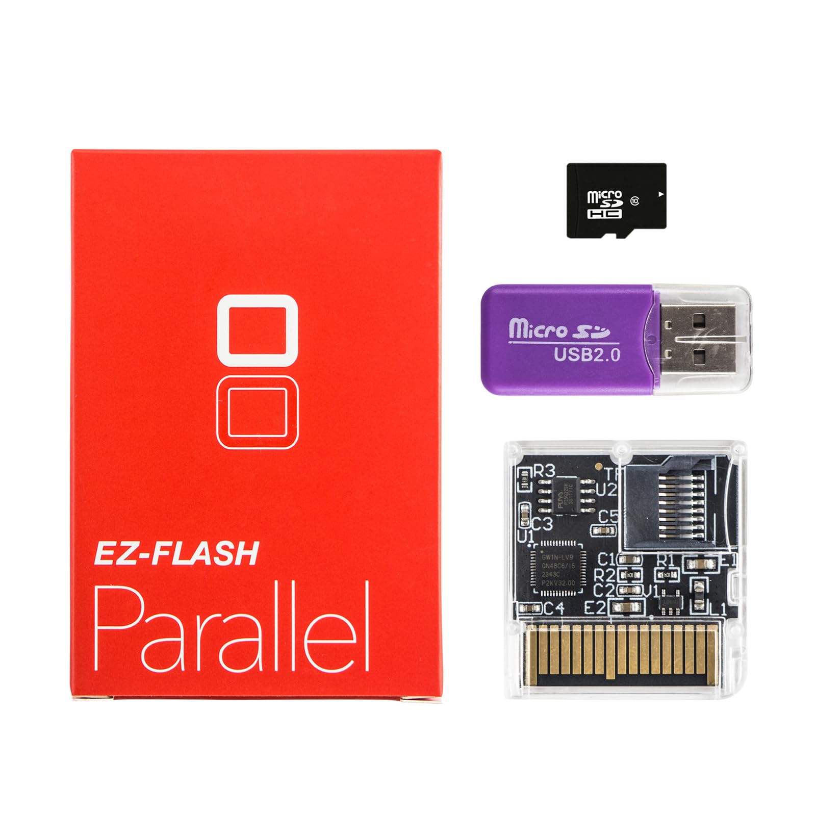 EZ Parallel Flash Cartridge for DS/3DS - 64GB Preloaded SD Card - Plug & Play, Supports for NDS/NDSL/NDSi/NDSiXL/2DS/3DS/3DLL/N3DS EZ Game Cartridges