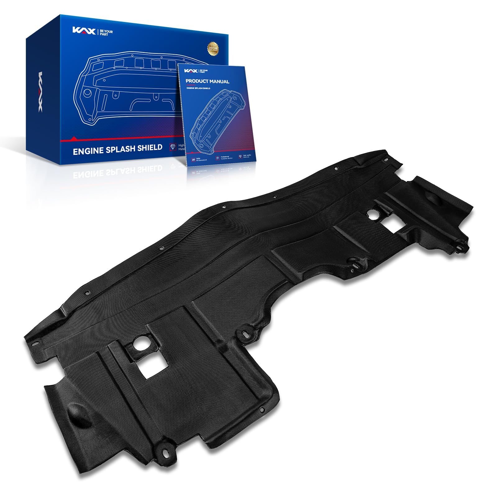 KAX Engine Splash Shield fit for 2009-2014 Nissan Maxima, 1Pc