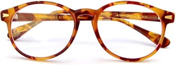 IB The Actor BIFOCAL Unisex Round Reading Glasses, Readers for Men and Women, Light Brown Tortoise +1.50