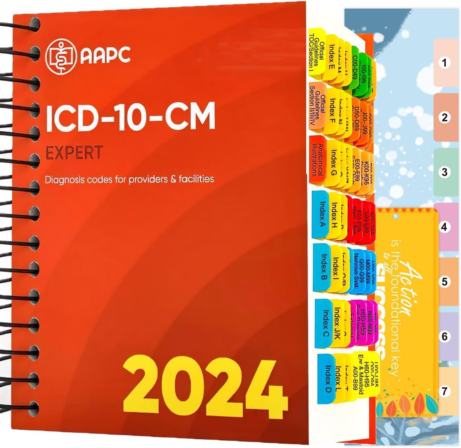 Amazon.com : Index Tabs for AAPC Version ICD-10-CM 2025/2024 The ...