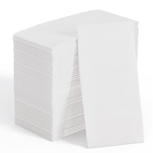 JOLLY CHEF 200 Pack Disposable Paper Napkins, Soft Bathroom Napkins