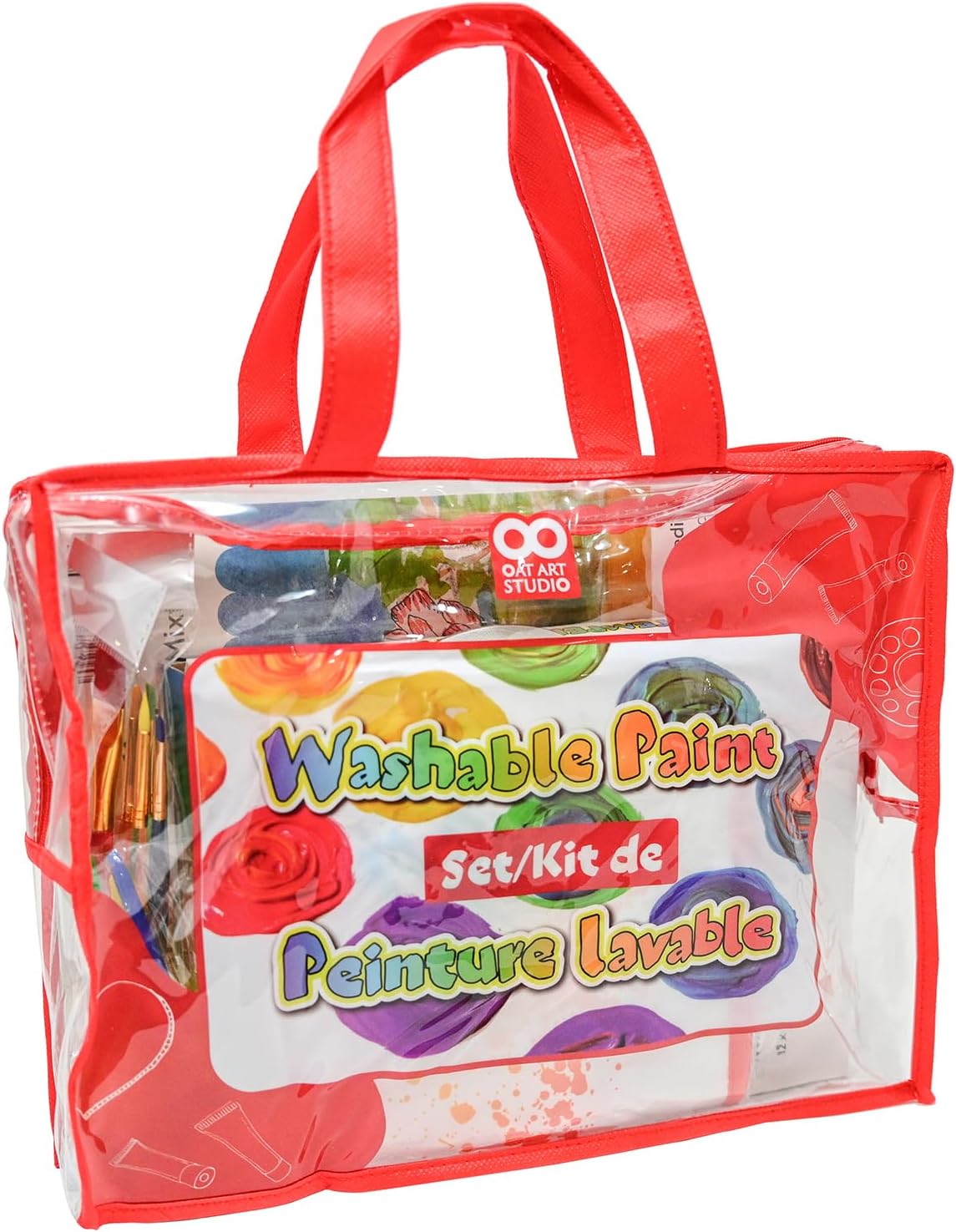 OAT ART STUDIO 25Piece Kids Washable Paint Set with
