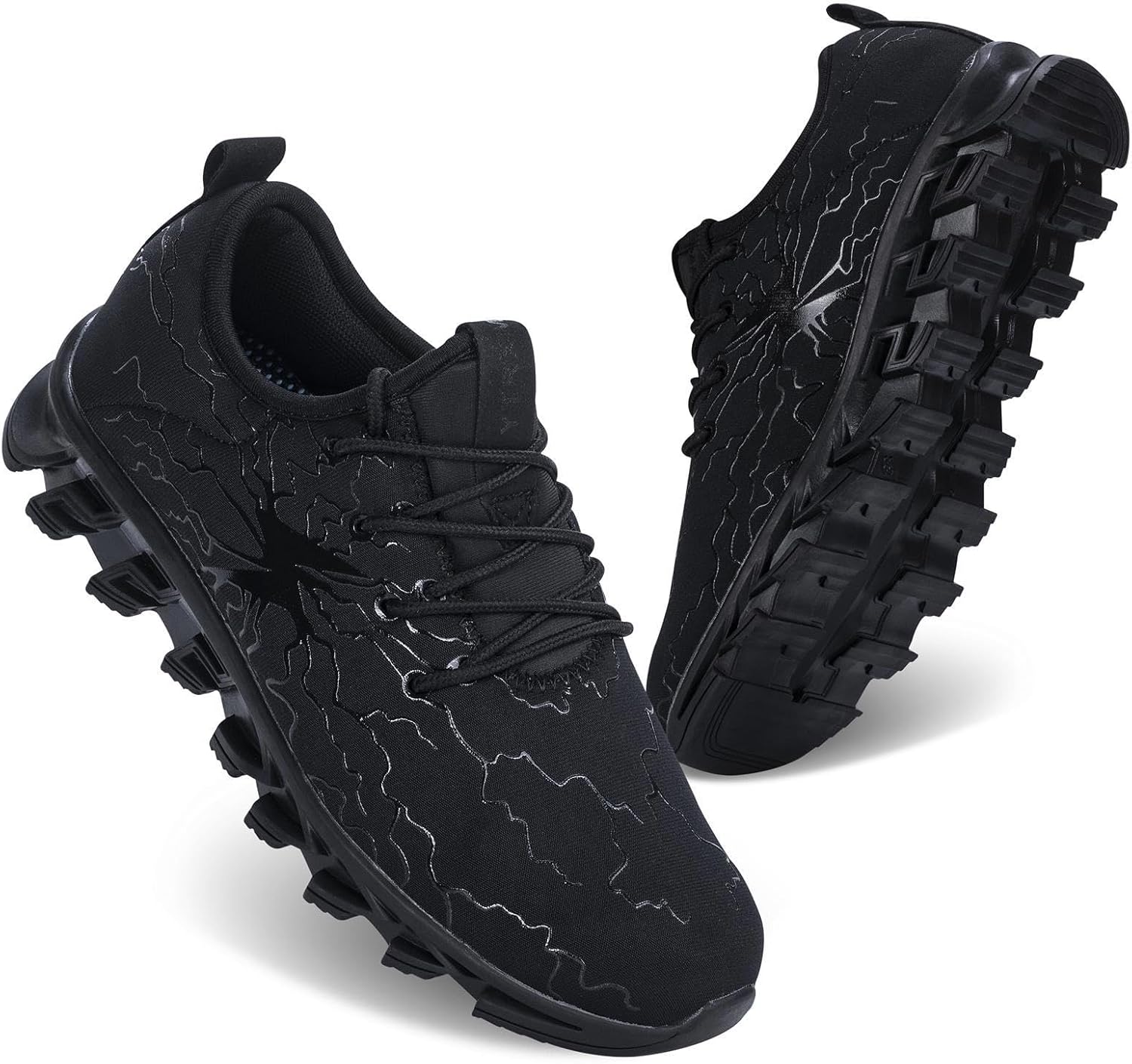 YTRXM Little/Big Boys Running Sneakers Lightweight Slip on Tennis Shoes