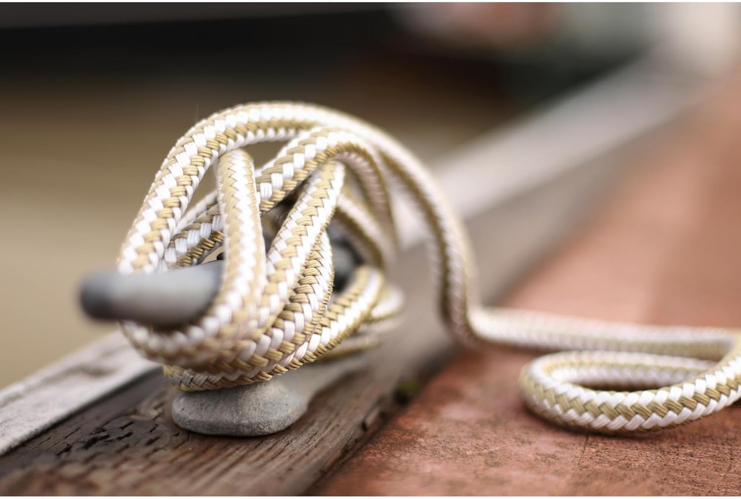 CDL5840WG, Dock Line, 5/8" Diameter - 40' Length, Double Braid, White Gold