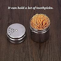 Vista 13 de Creative Toothpick Holder Toothpick Dispenser, Automatic Cute Bear Shape Toothpick Dispenser for Kitchen Restaurant Hotel, Thickened Novelty