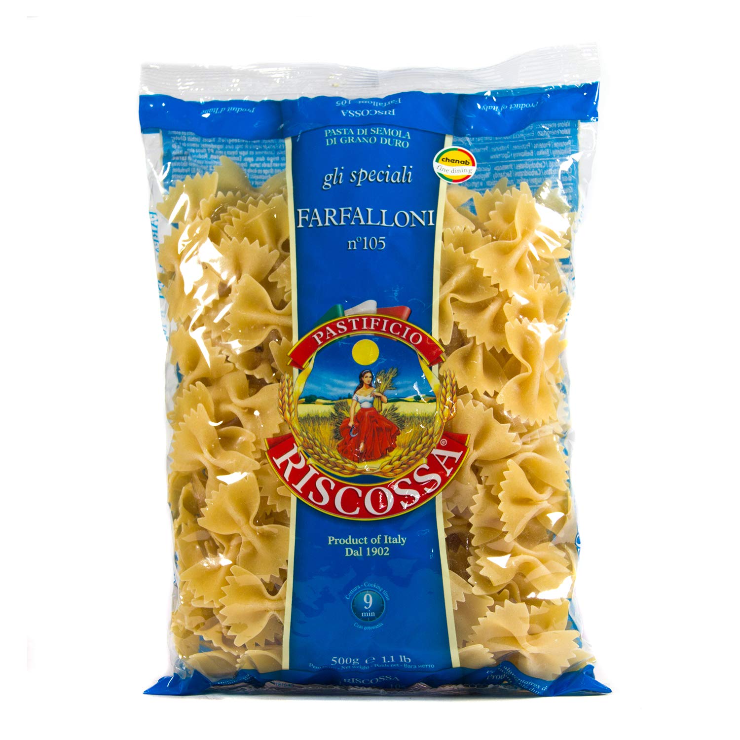 Riscossa Farfalloni Pasta, 500 GMS