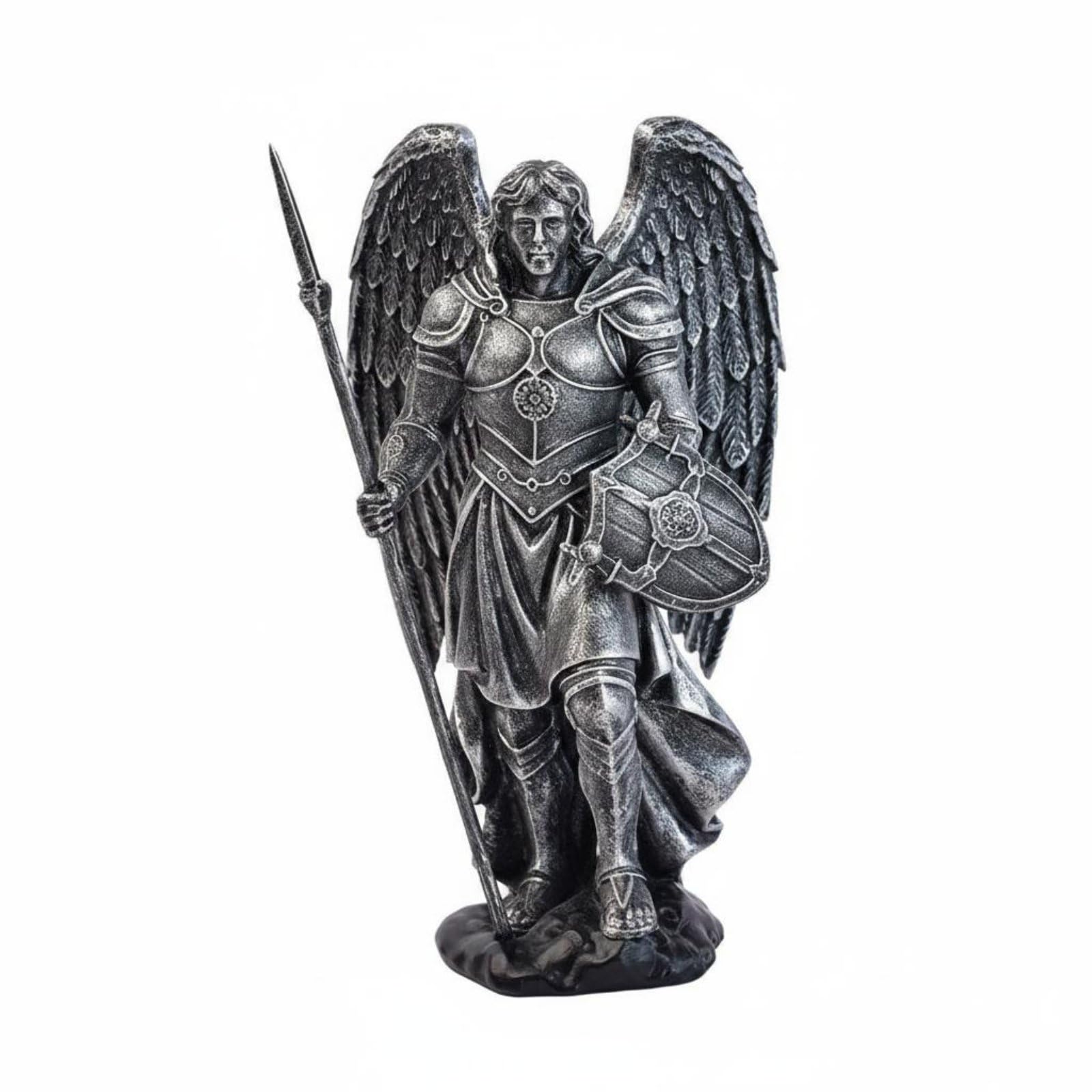 Figurine chevalier ange en résine By26017-Y pour décoration de salon