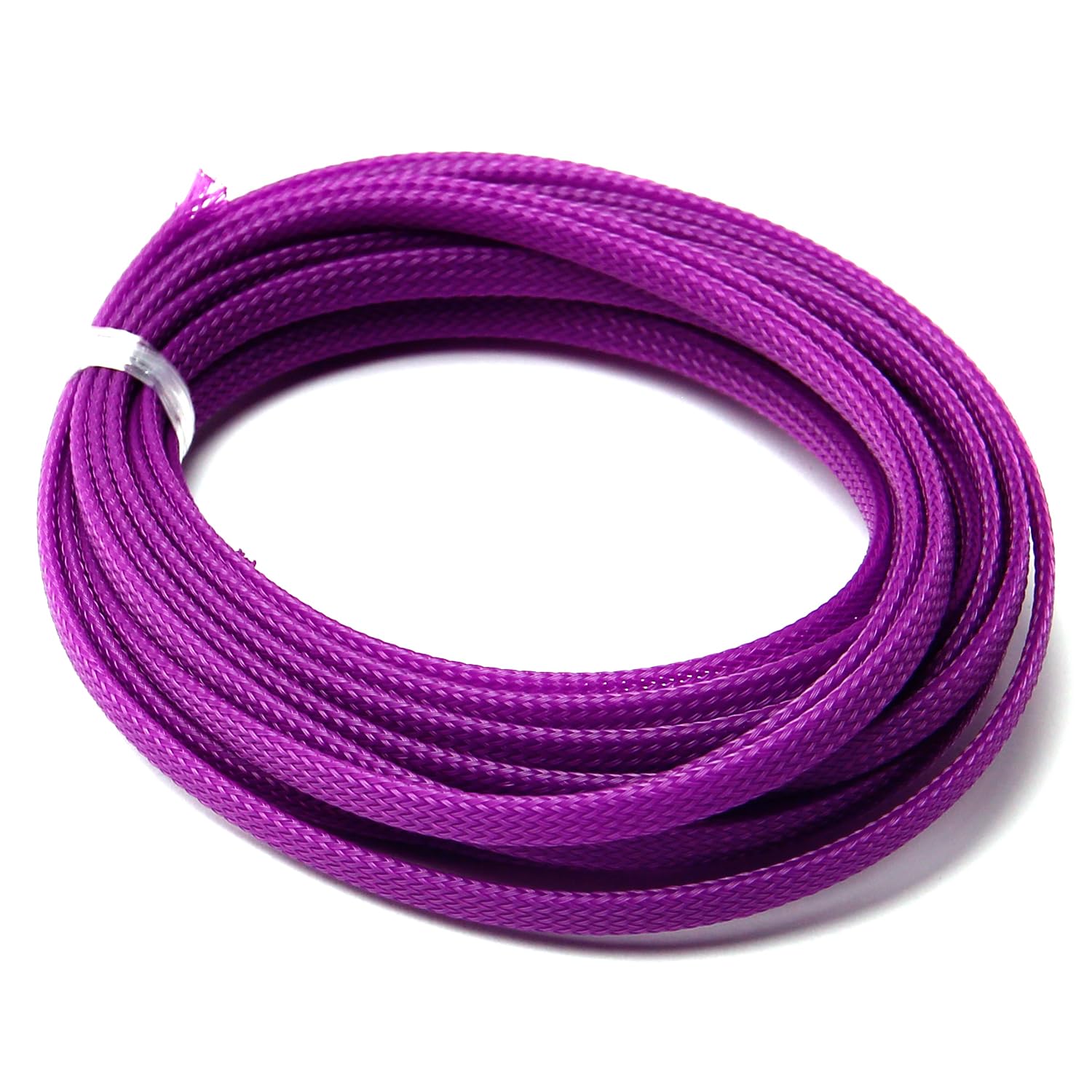 Othmro 1 manicotto per tenere in ordine i cavi, 5 m, organizer per cavi da scrivania, per cavi USB di TV/PC, protezione cavi per animali domestici, viola (larghezza: 6 mm)