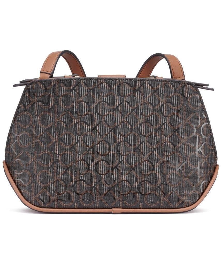 Calvin Klein Triple Compartment Crossbody, Audrey-Bolso Bandolera con Tres Compartimentos para Mujer, Talla única