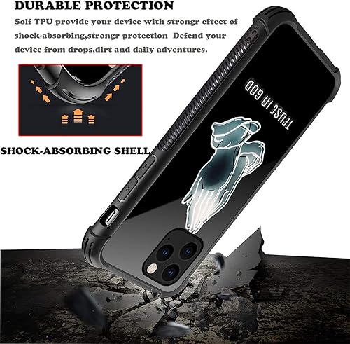 Miniatura 4 de CARLOCA Funda compatible con iPhone 13 Pro Max, diseño gráfico de identidad religiosa, a prueba de golpes, antiarañazos, para iPhone 13 Pro Max