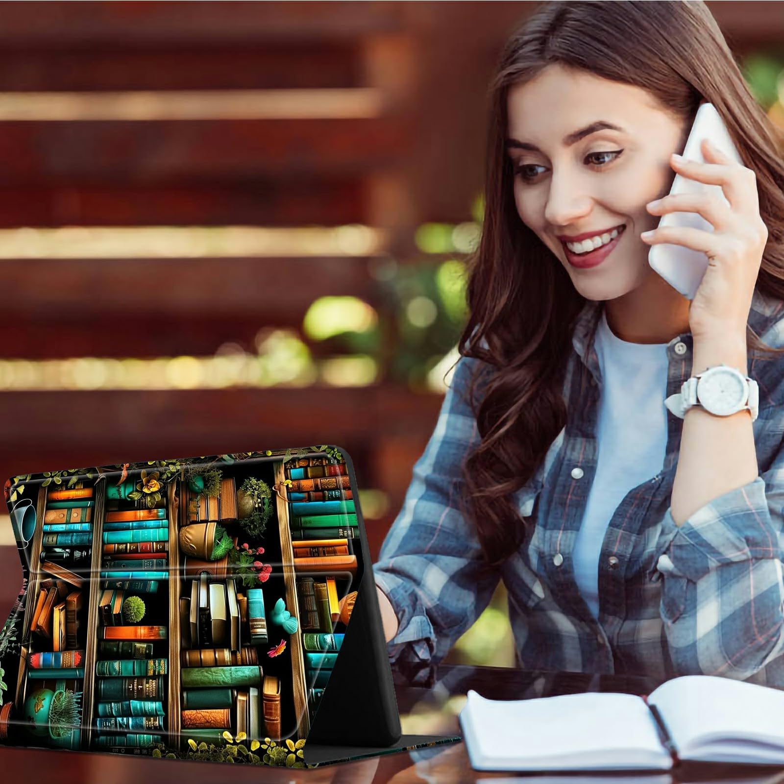 Custodia per Kindle Paperwhite da 6,8 pollici di 11a generazione 2021 e Kindle Paperwhite Signature Edition, visualizzazione multiangolare antiurto custodia protettiva intelligente con
