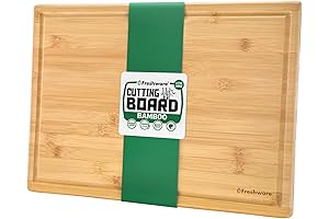 Stolthet Multi-Purpose Extra-Large Bamboo Cutting Board with Juice Groove