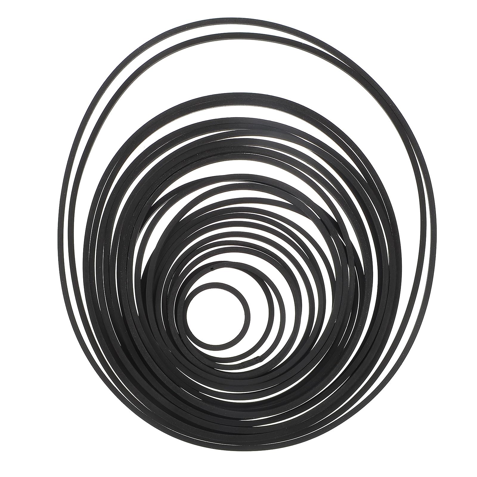 Cinghia in gomma per riparazione di macchine a nastro, 1,5 mm², cinghia piatta 25 135 mm, cinghia di ricambio per registratori e dispositivi audio portatili