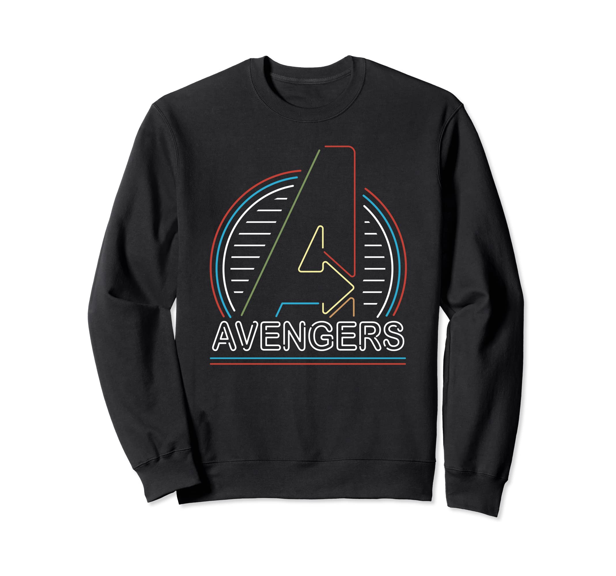 Sweatshirt Marvel Avengers confortable qui ne rétrécit pas avec logo néon résistant - 2