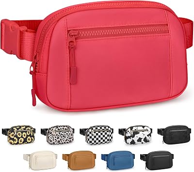 Fanny Packs for Women Crossbody Belt Bags, Waist Pack with Adjustable Strap