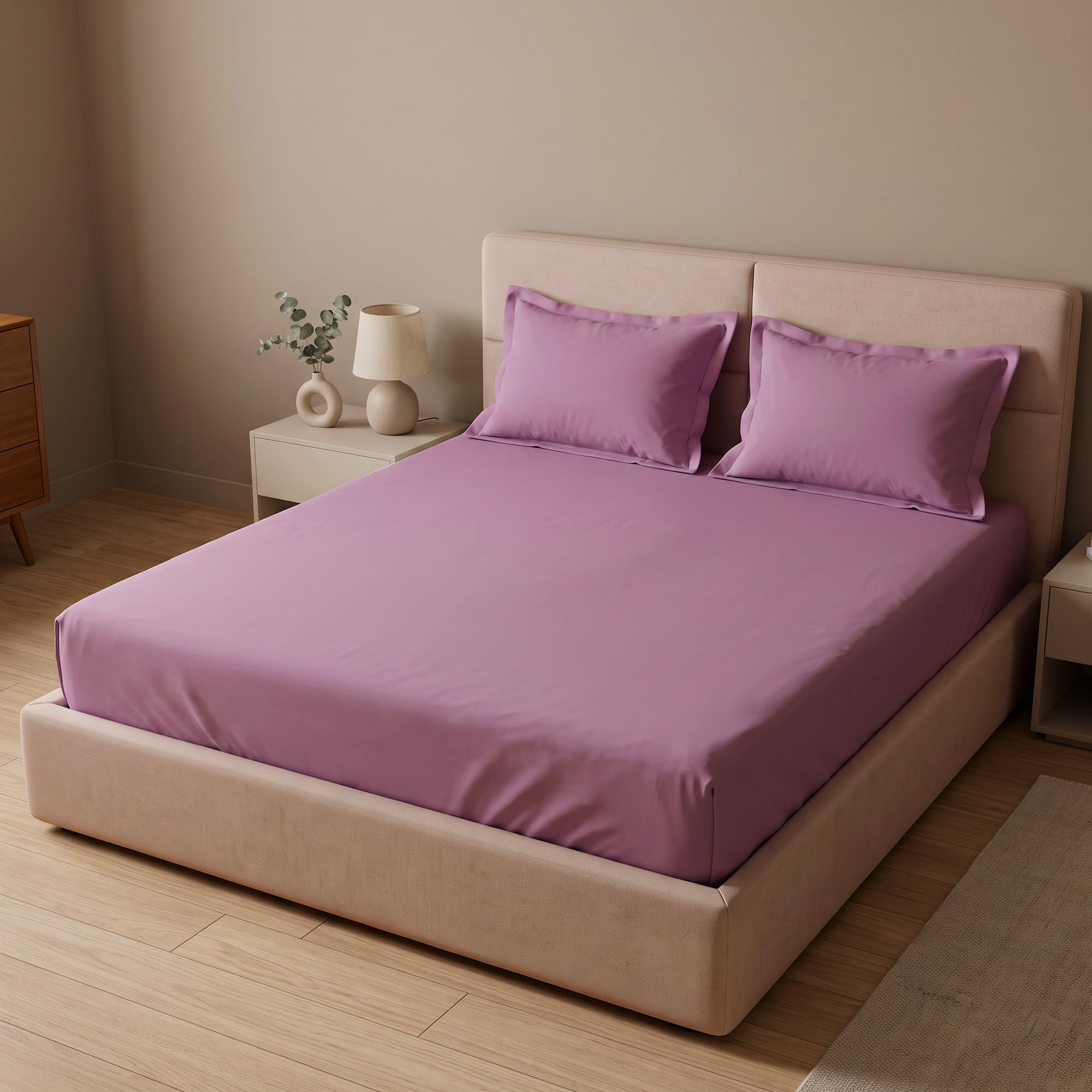 SleepyCat Cotton Bedsheet Set - Queen Size -11 SleepyCat Cotton Bedsheet Set - Queen Size -11