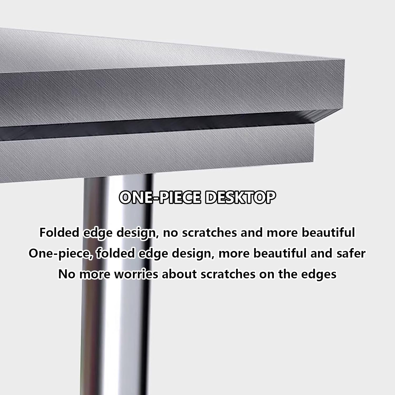 Stainless Steel Kitchen Prep,Work Table Commercial Worktable Workstation,Heavy Duty Work Bench for Commercial and Home,Brushed Process, Greater Stability, Adjustable feet.