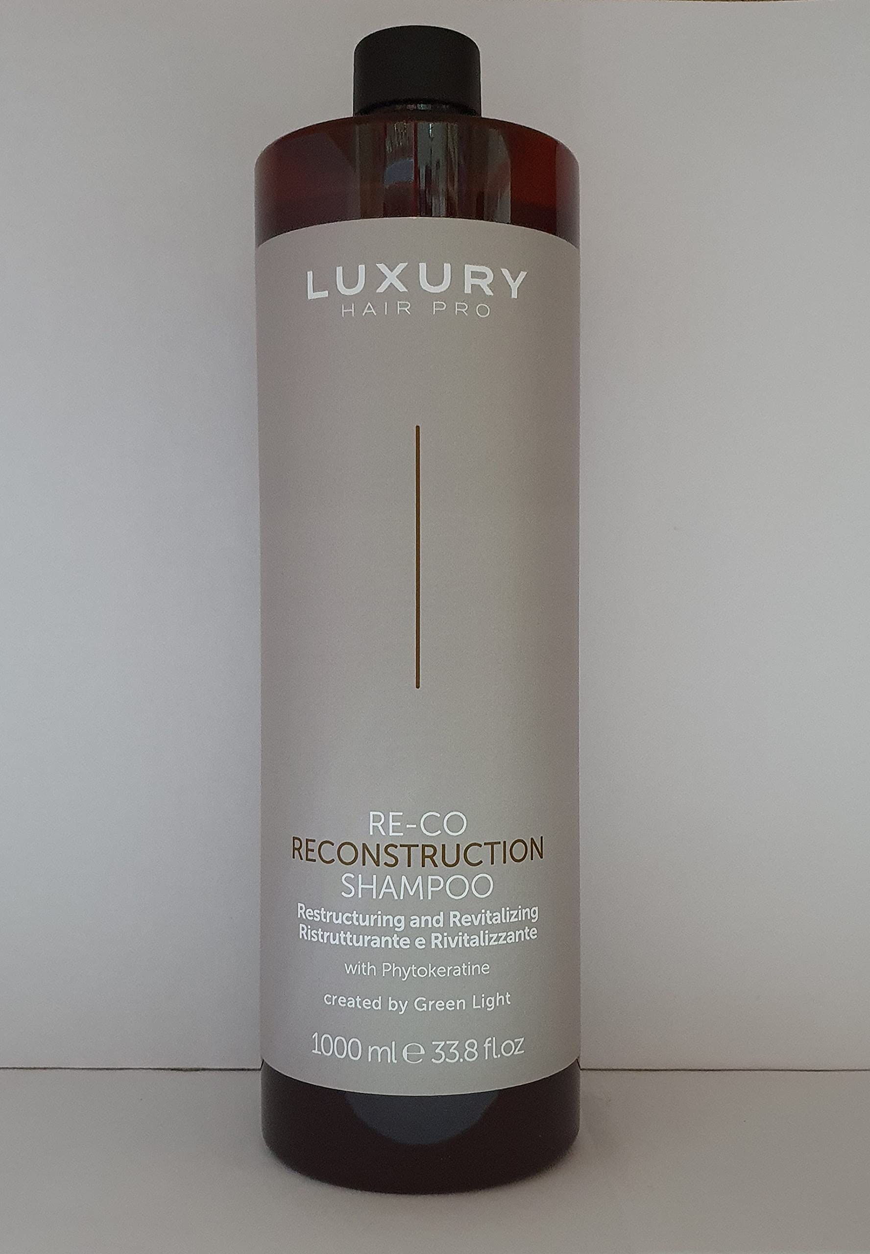 Re-co - Shampoo Ricostruzione ristrutturante e rivitalizzante per capelli secchi, fragili e sfibrati. 1000 ml.