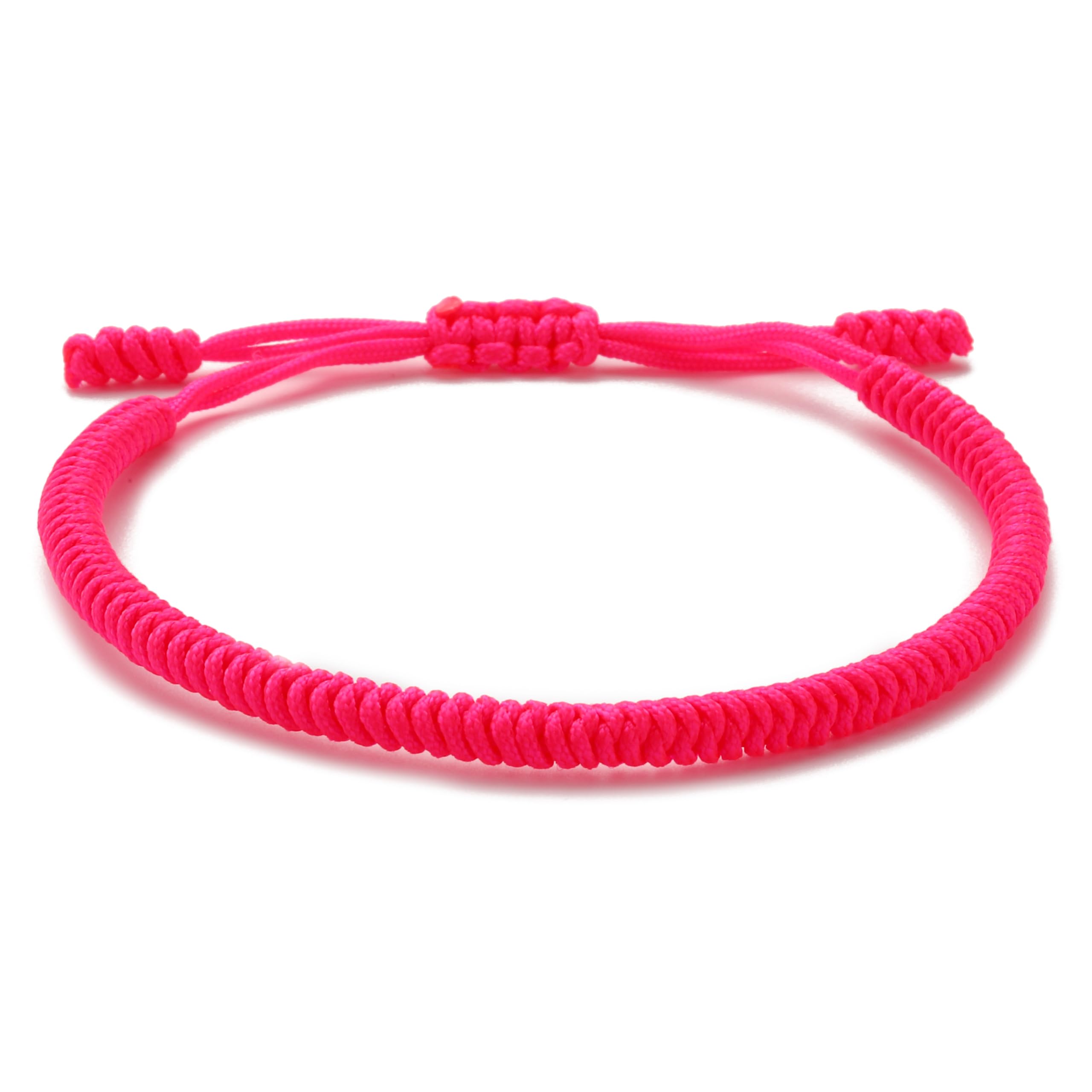 LUCKY BUDDHIST - Tibetisches Glücksarmband + Buddhistisches Geschenk! – Für Männer, Frauen, Teen – Geflochtene Freundschaftsarmbänder, Handgefertigt – Einstellbares Armband für das Handgelenk