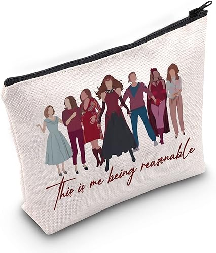 Miniatura 7 de BWWKTOP Wanda Witch - Bolsa de maquillaje cosmética para fanáticos de la película, regalos para fanáticos de la película This Is Me Being Reasonable