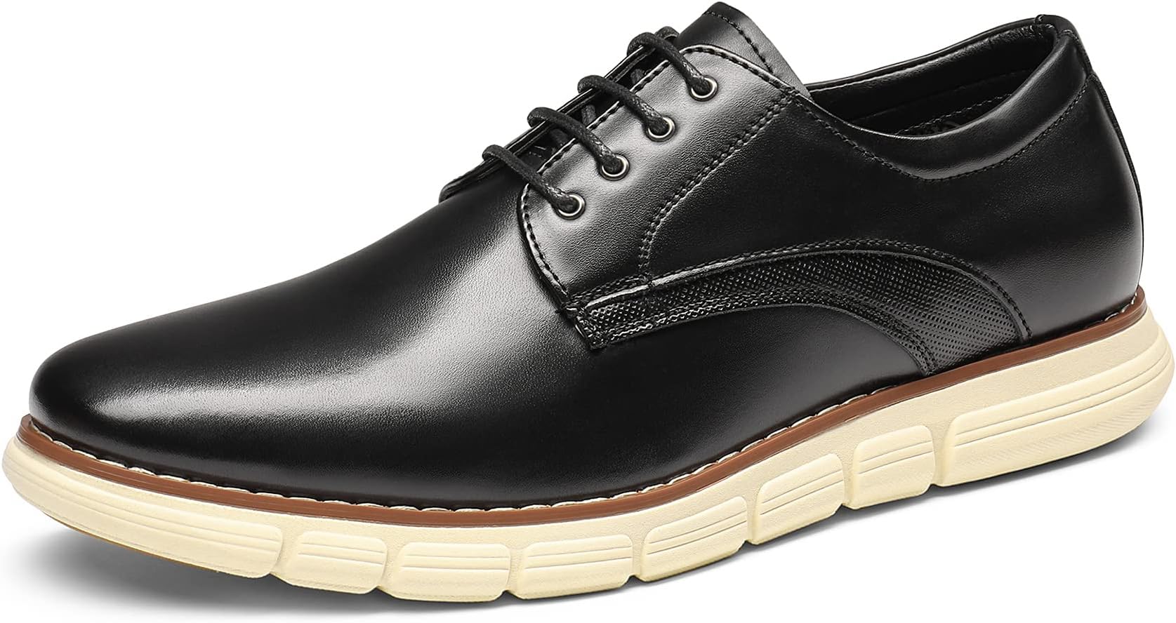 mens dress casual shoes black