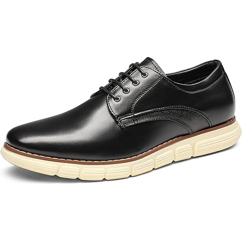 Bruno Marc Men's Crossflex Dress Sneakers Casual Oxford Formal Shoes