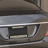 Vista 94 de Rico Industries NCAA Black Laser Cut Chrome Frame 12" x 6" Black Laser Cut Chrome Frame - Car/Truck/SUV Automobile Accessory