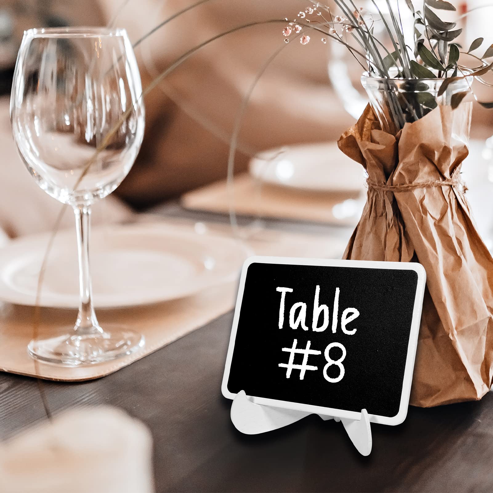 Portatarjetas De Lugar, Soporte Para Números De Mesa De Acero