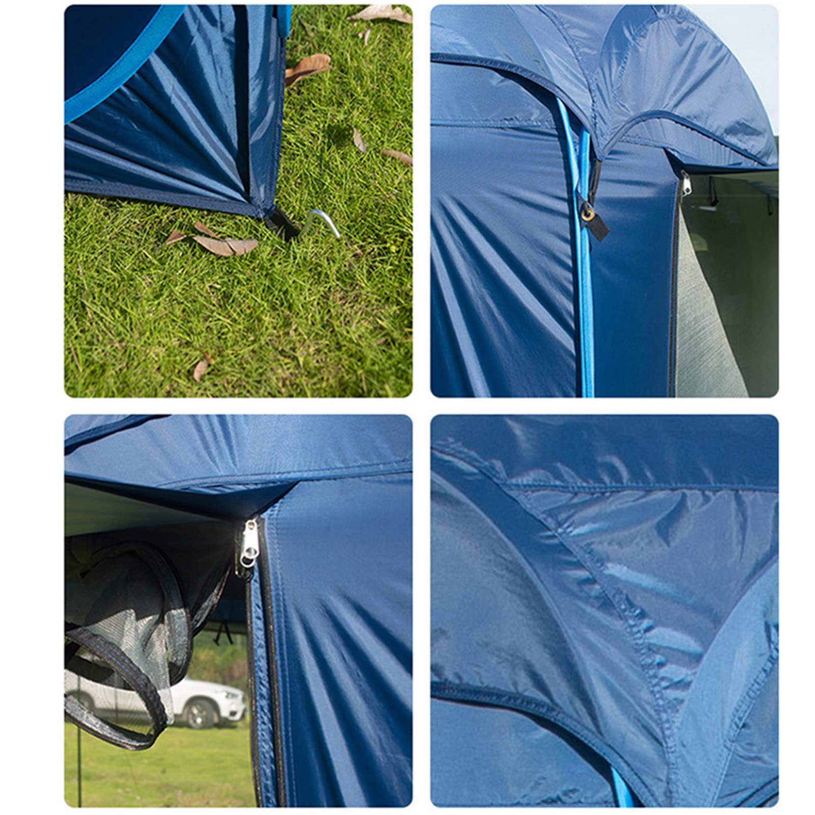 Tente de Camping，Tente de Toit，Auvent de Voiture, abri Solaire pour SUV, Tente arrière, Tente de hayon de Voiture, Tente arrière pour SUV pour Camping, Tente de