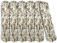 Vista 17 de ESPOIR & AMOUR Sabio blanco de 4 pulgadas – 3 barras de salvia espiritual para manchas, curación y ritual – Varillas de salvia atadas a mano