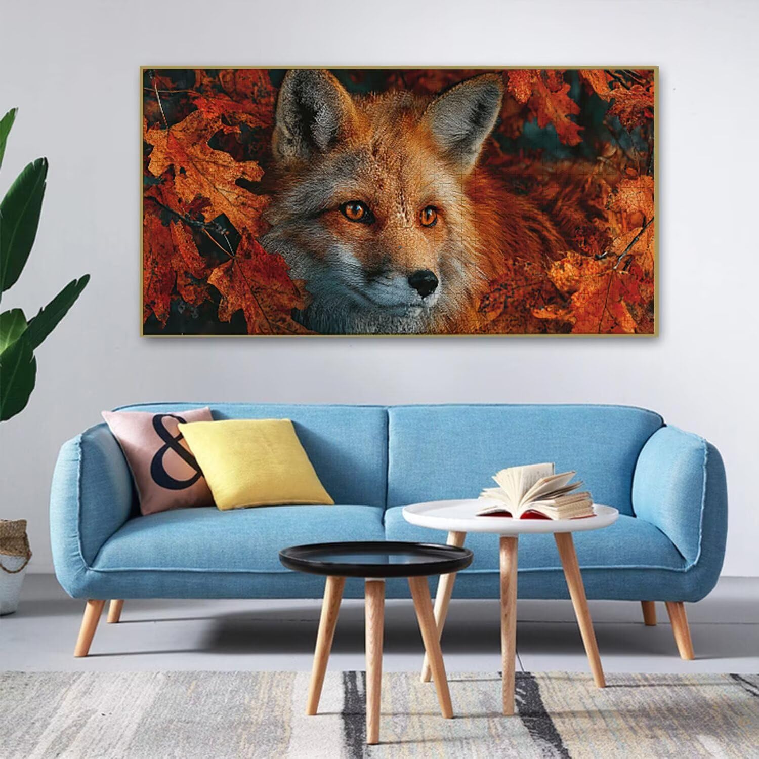 Puzzle de Madera para Adultos 900 Piezas - Zorro, Obra de Arte de Juego de Rompecabezas para Adultos, Puzzle de Impresión de Alta Definición Multicolor, Pasatiempo Creativo Regalo b-367