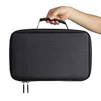 Vista 6 de Hermitshell Estuche de viaje para proyector AuKing 2025 actualizado Mini proyector Full HD 1080P proyector de video de cine en casa