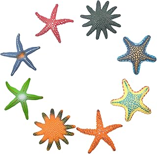 Dive Throw Toy Soft Starfish Sea Animals Toy Diving Pool Toy Underwater Swimming Toy for Kids Summer Diving Toy 8PCS Dive Rings Toys