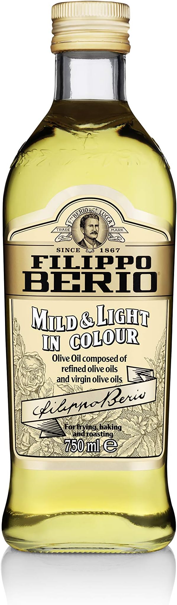 Filippo Berio Mild and Light Olive Oil, 750 ml