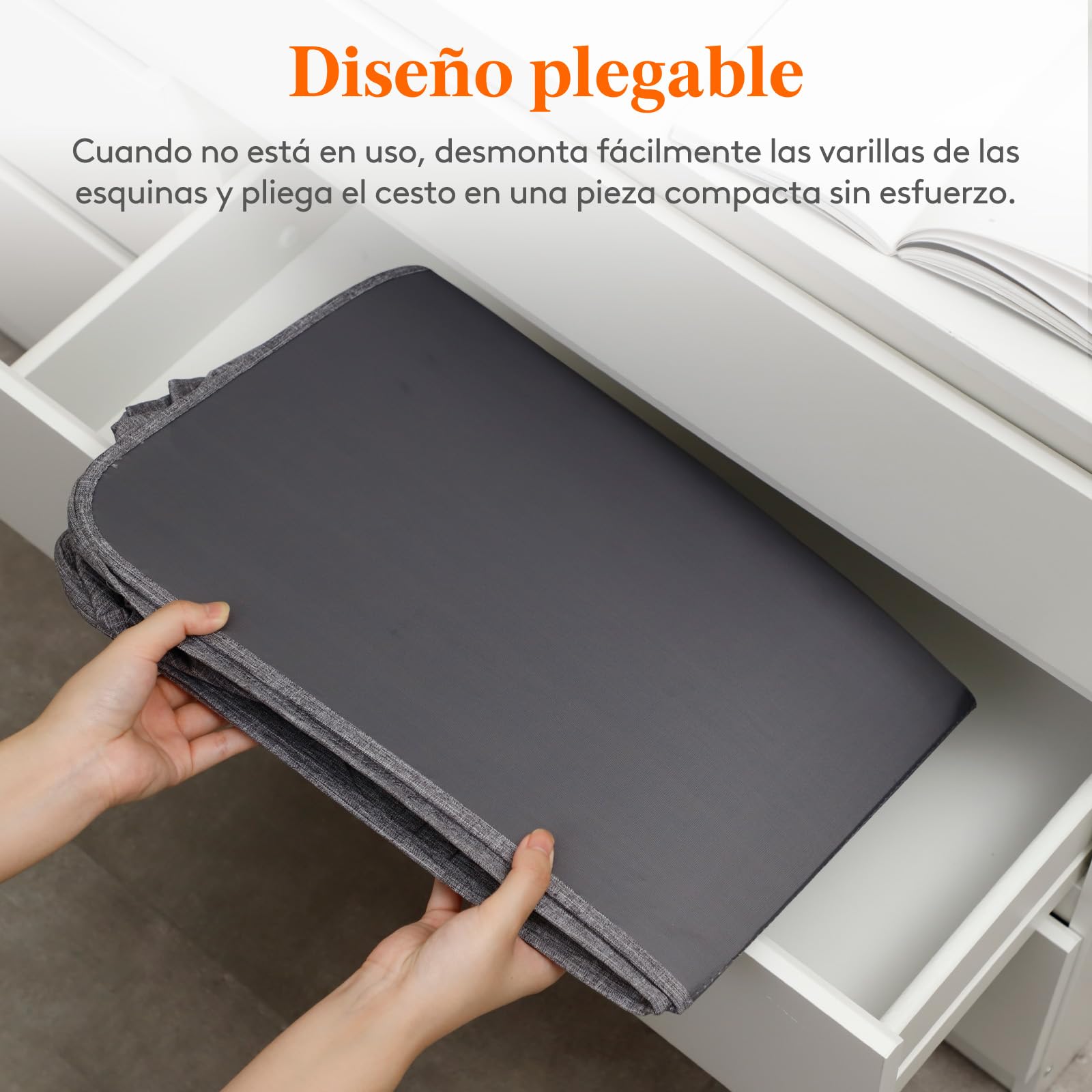 Lifewit 160L Cesto Ropa Sucia 3 compartimentos con Tapa, Grande Cubo Ropa Sucia con 3 Bolsas Para Colada Extraíbles, Cesto Ropa Sucia con Asas para Dormitorio Baño Lavanderia, Gris Claro