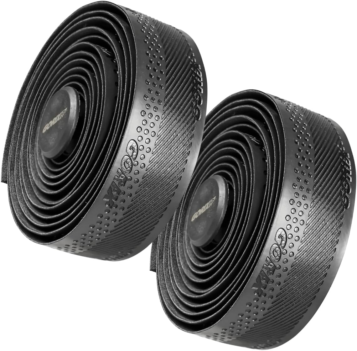GORIX Bar Tape, Road Bike, Bicycle, EVA, 0.1 inch (2.8 mm) Thick, Cushion, Anti-Slip, Grip, Handle Tape, Drop Handle, Black, Shock Absorbing, Durable, Replacement (Standard Model)