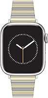 Vista 7 de Anne Klein Correa de acero inoxidable para Apple Watch, segura, ajustable, correa de repuesto para Apple Watch, se adapta a la mayoría de muñecas